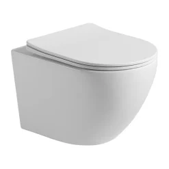 Seinä-WC-istuin Interia Pacho Rimless, soft-close -kannella, eri värejä