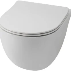 Seinä-WC-istuin Lavabo File 2.0, huuhtelukaulukseton, valkoinen