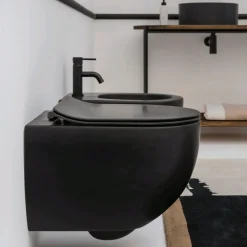 Seinä-WC-istuin Lavabo Glomp Mini, huuhtelukaulukseton, matta, eri värejä