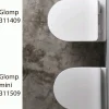Seinä-WC-istuin Lavabo Glomp Mini, huuhtelukaulukseton, valkoinen