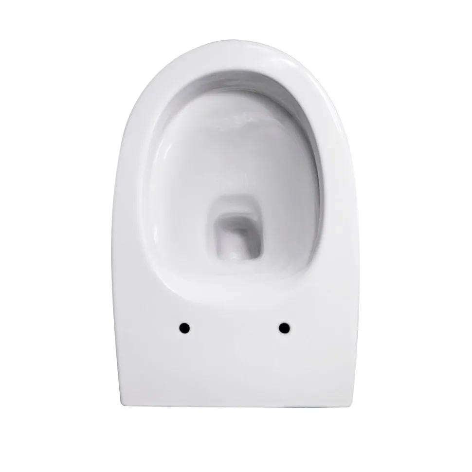 Seinä WC-paketti Bathlife Spola, täydellinen, musta painike