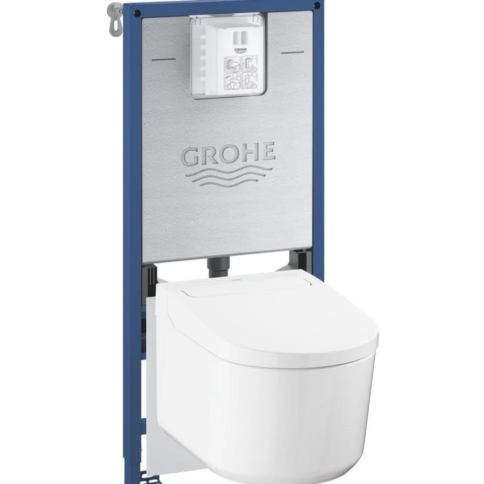 Seinä-WC-paketti Grohe Rapid SLX 4-in-1, valkoinen