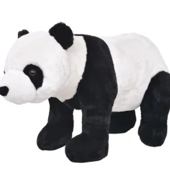 Seisova pehmolelu panda musta ja valkoinen XXL