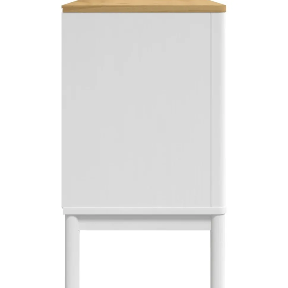 Senkki FLORO valkoinen 114x43x74 cm täysi mänty (74024)