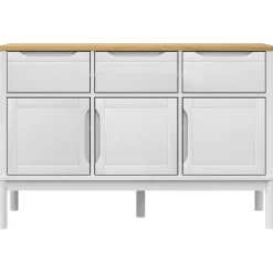 Senkki FLORO valkoinen 114x43x74 cm täysi mänty (74024)