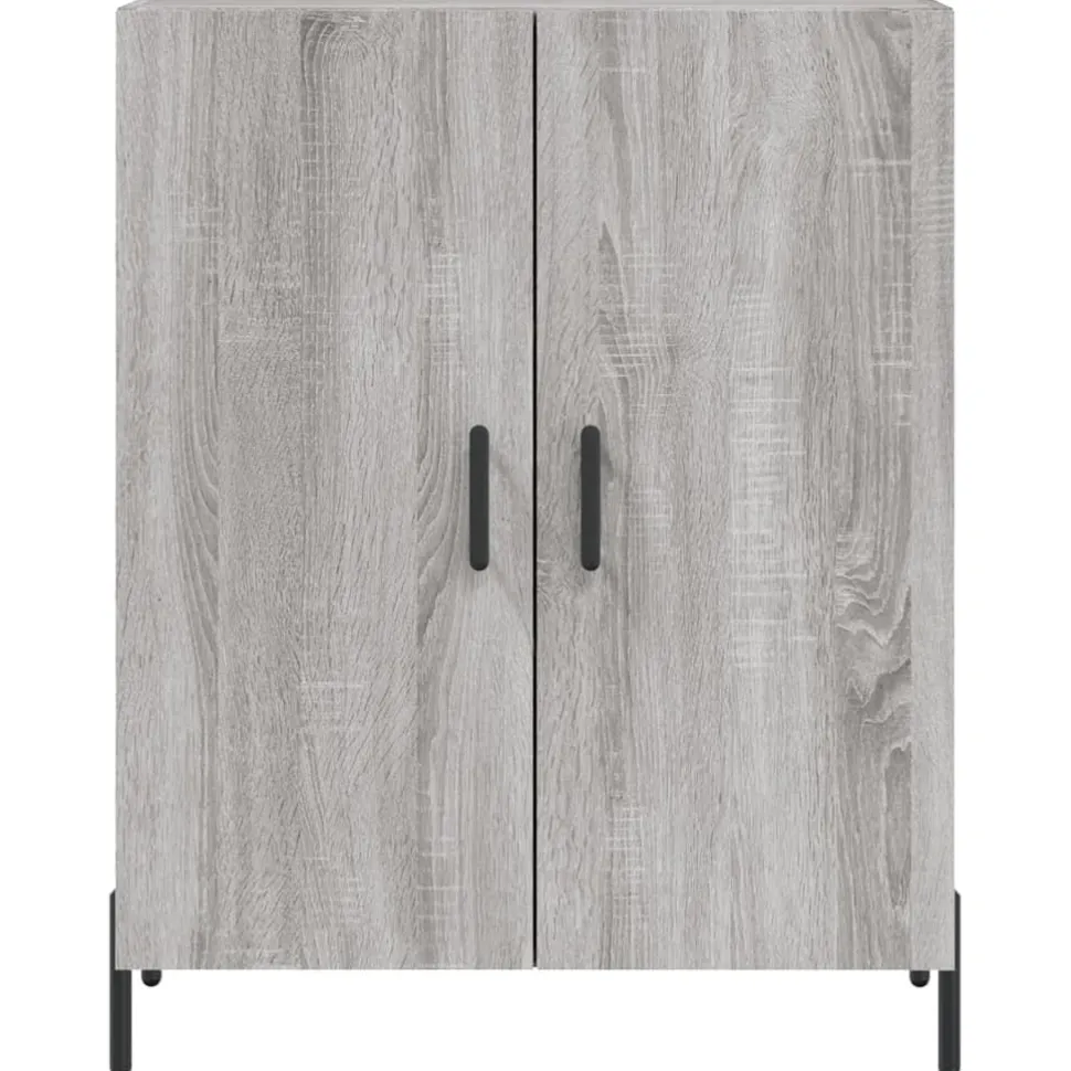 Senkki harmaa Sonoma 69,5x34x90 cm tekninen puu (27738)