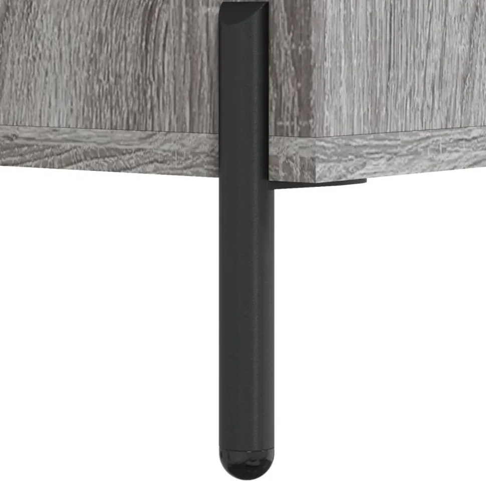 Senkki harmaa Sonoma 69,5x34x90 cm tekninen puu (27738)