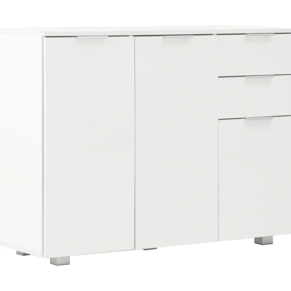 Senkki korkeakiilto valkoinen 107x35x80 cm