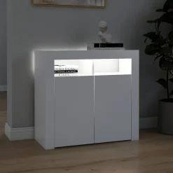 Senkki LED-valoilla, eri kokoja ja värejä