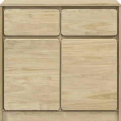 Senkki SAUDA tammenvärinen 80x43x75,5 cm täysi mänty (77600)