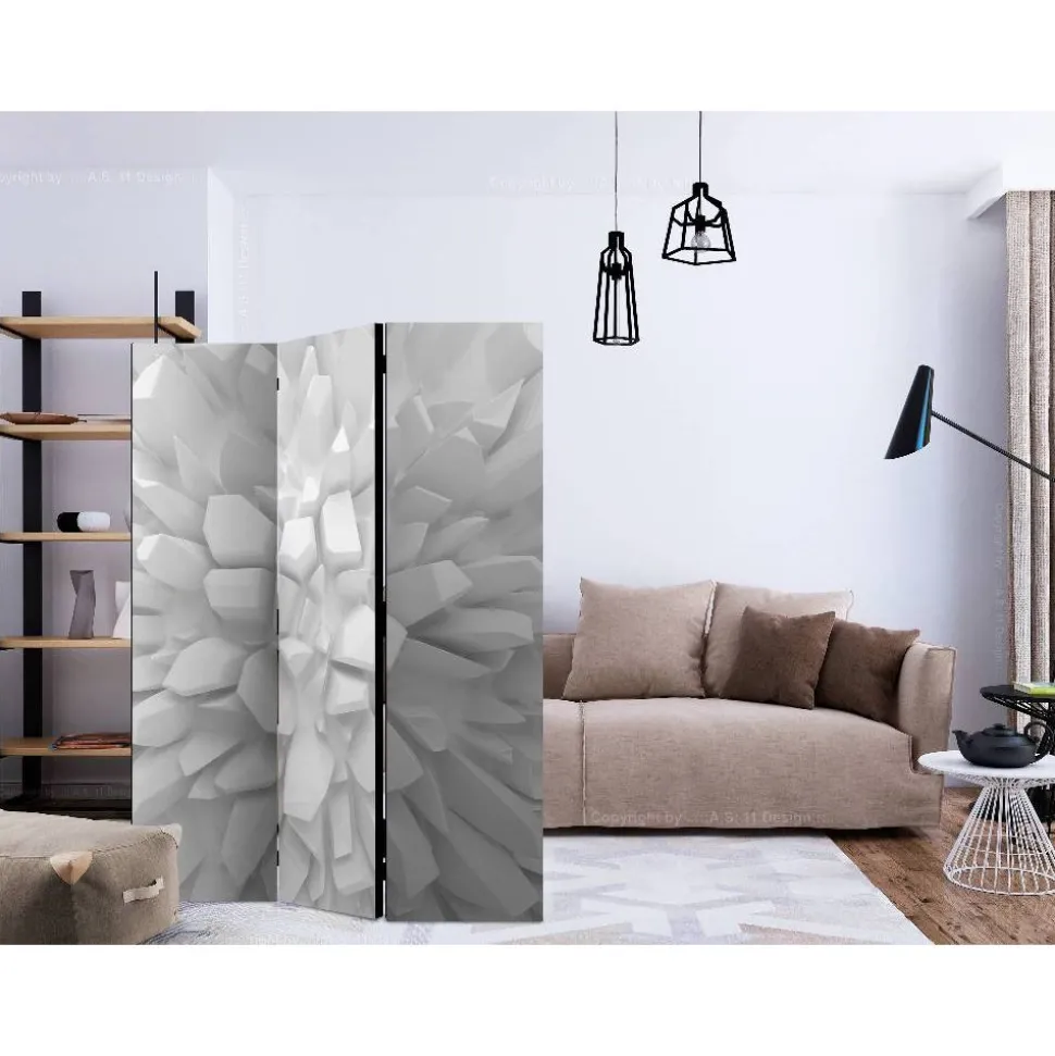 Sermi Artgeist White dahlia 135x172cm