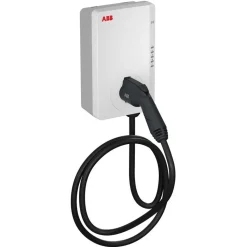 Sähköauton latausasema ABB Terra AC-W11-G5-R-0, Type2, 11kW (3x16A), 5m kaapeli, RFID