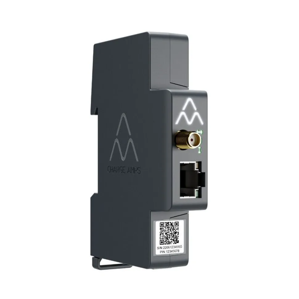 Sähköauton latausasemaohjain Charge Amps Amp Guard, dynaamista kuormanhallintaa varten, 1- tai 3-vaihe, 63A asti, WiFi, LAN