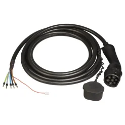Sähköauton latauskaapeli ABB Terra AC, Type2, 3-vaihe, 32A, 5m kaapeli, varaosa Terra AC W22-G5-R-C-0 sekä Terra AC W22-G5-RD-MC-0 latausasemiin