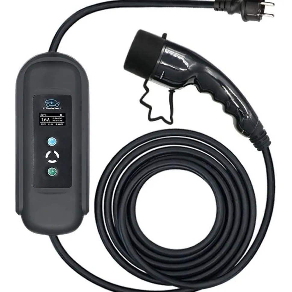 Sähköauton latauslaite Motorwerk EV, Type2, 1-vaihe, 16A, 3.7kW, 8m kaapeli