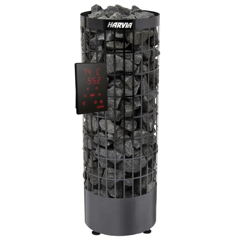 Sähkökiuas Harvia Cilindro Xenio PC90XE Black Steel 9 kW 8-14 m³ erillinen ohjaus
