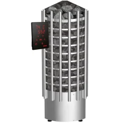 Sähkökiuas Harvia Glow Corner TRC90XE Steel 9 kW 8-14 m³ erillinen ohjaus