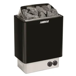 Sähkökiuas Harvia Sähkäri KIP60 6 kW 5-8 m³ kiinteä ohjaus musta
