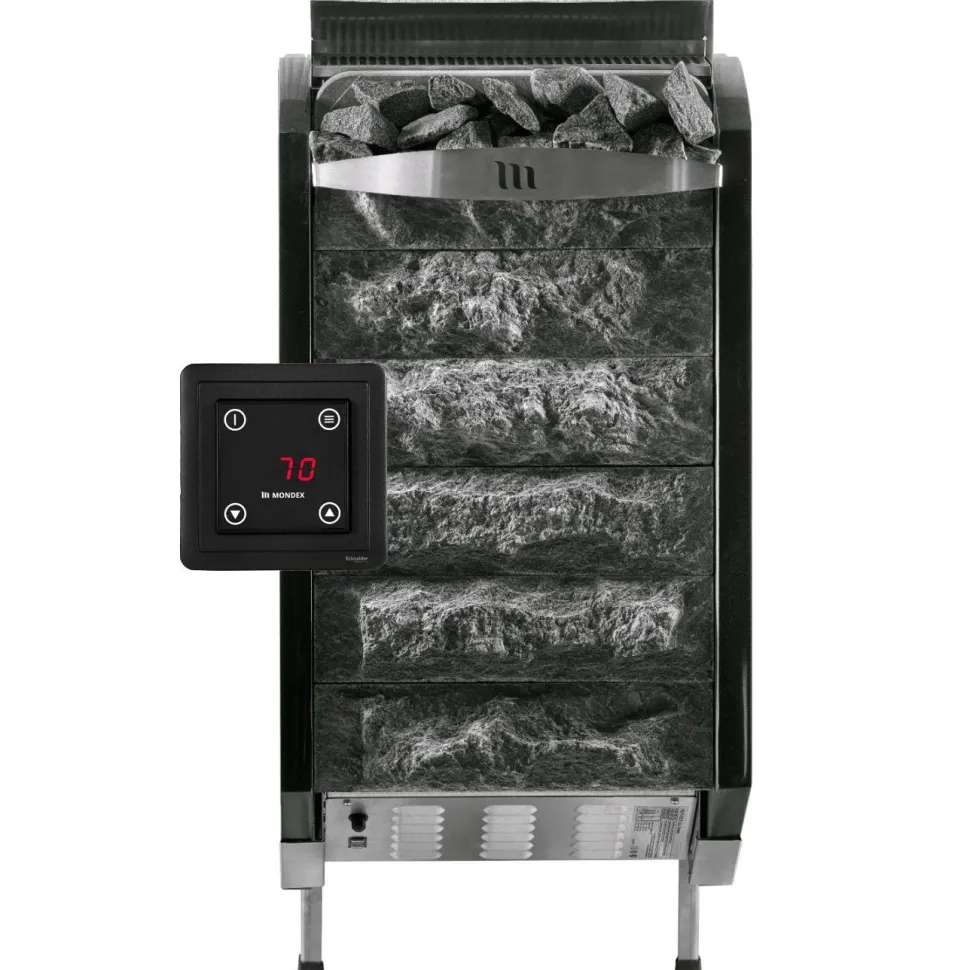 Sähkökiuas Mondex Hiisi E2 9 kW 7-13 m³ erillinen ohjaus