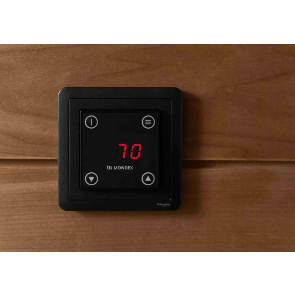 Sähkökiuas Mondex Hiisi E2 9 kW 7-13 m³ erillinen ohjaus