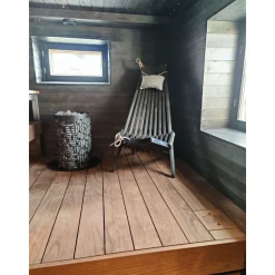 Sähkökiuas Mondex Tahko M 9,0 kW 8-15 m³ kiinteä ohjaus musta