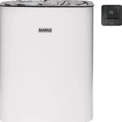 Sähkökiuas Narvi NC Electric Flow, erillinen ohjaus, eri vaihtoehtoja
