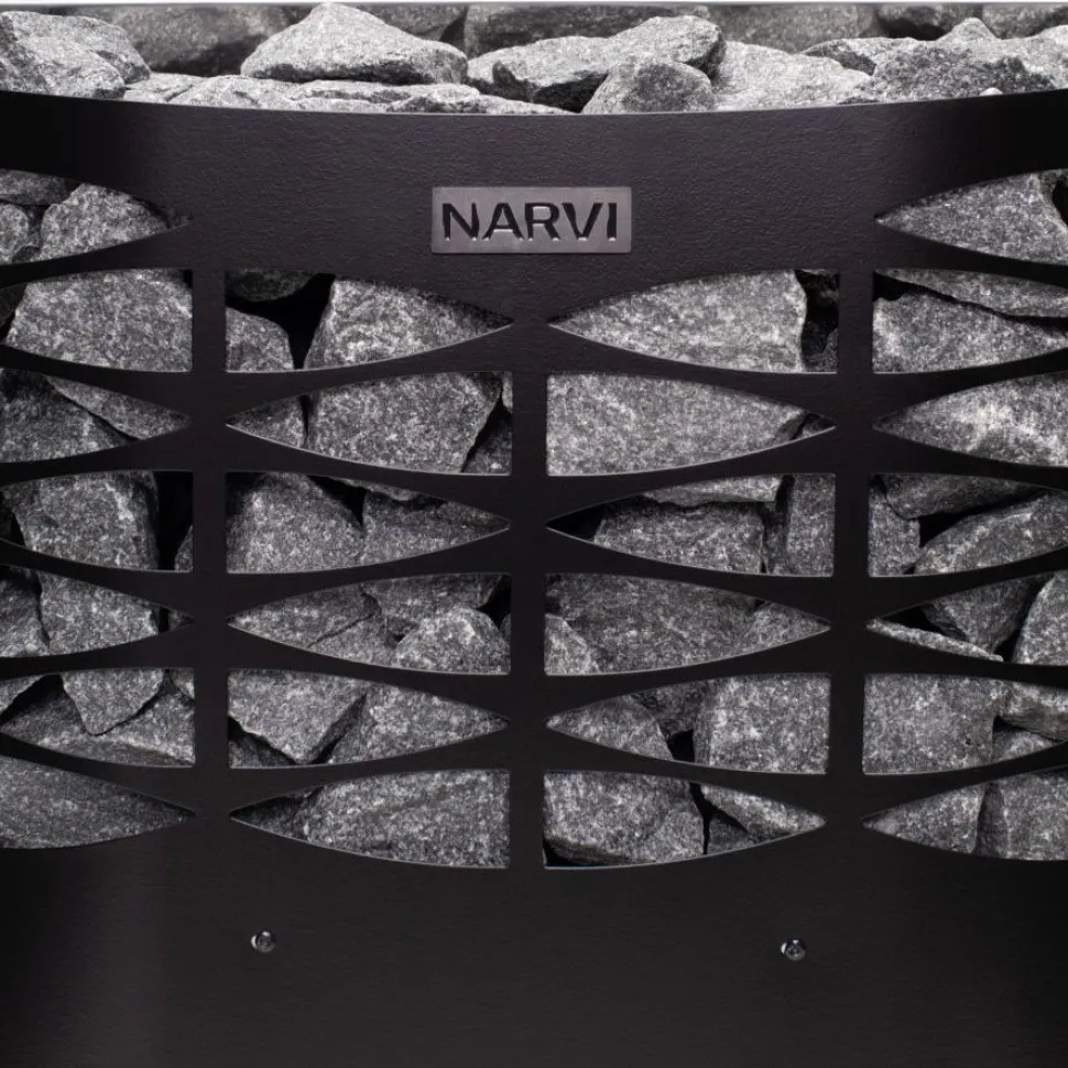 Sähkökiuas Narvi NS 9 kW 8-14 m³ kiinteä ohjaus eri värejä