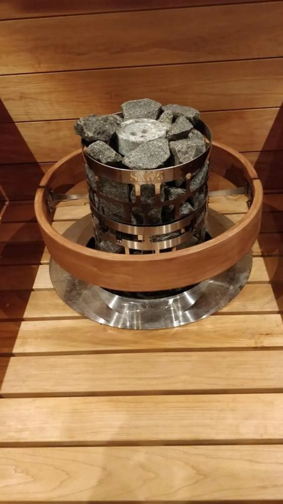 Sähkökiuas SAWO Aries Round Ni2 9 kW 8-13 m³ erillinen ohjaus