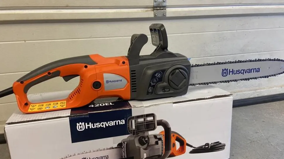 Sähkömoottorisaha Husqvarna 420 EL 16" 3/8" mini H37
