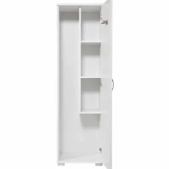 Siivouskaappi Linento Furniture Tuval 063, leveys 50cm, korkeus 176cm, valkoinen