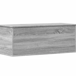 Säilytyslaatikko harmaa Sonoma 90x35x35 cm tekninen puu (40686)