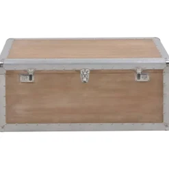Säilytyslaatikko täysi kuusipuu 91x52x40 cm ruskea