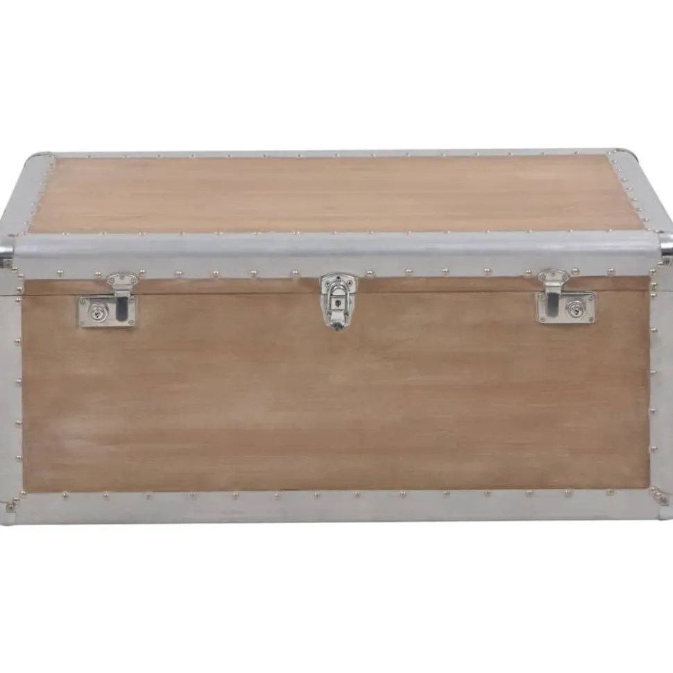 Säilytyslaatikko täysi kuusipuu 91x52x40 cm ruskea
