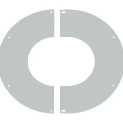 Sisäkaton peitelevy Jeremias, RST, 0-15 astetta, Ø150 mm