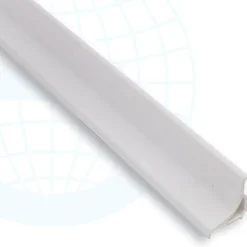 Sisäkulmalistan ulkokulmapala Euroshrink pvc e-211, 30mm, valkoinen