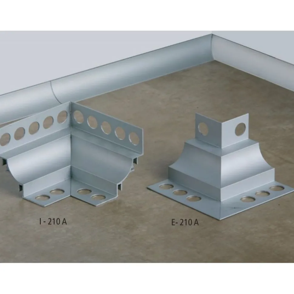 Sisäkulmapala Euroshrink sisäkulmalistaan alumiini i-210a, 10mm, eri värejä