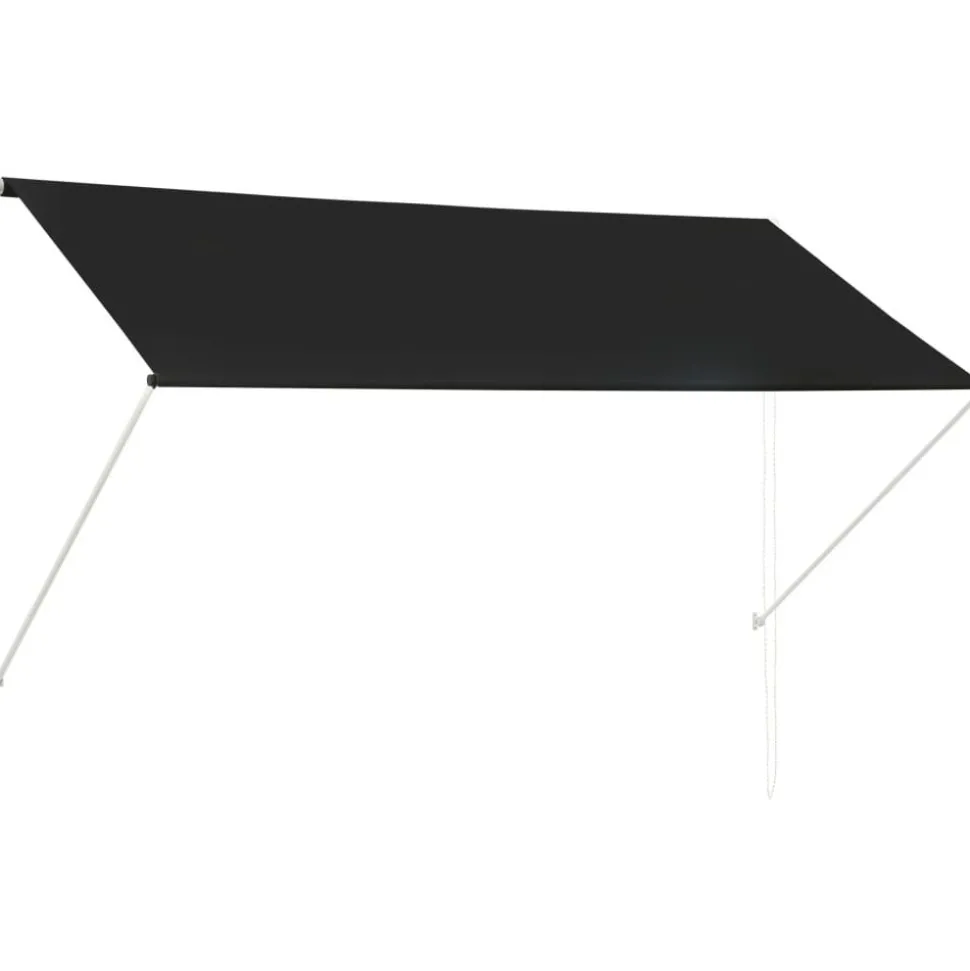 Sisäänkelattava markiisi 250x150 cm antrasiitti