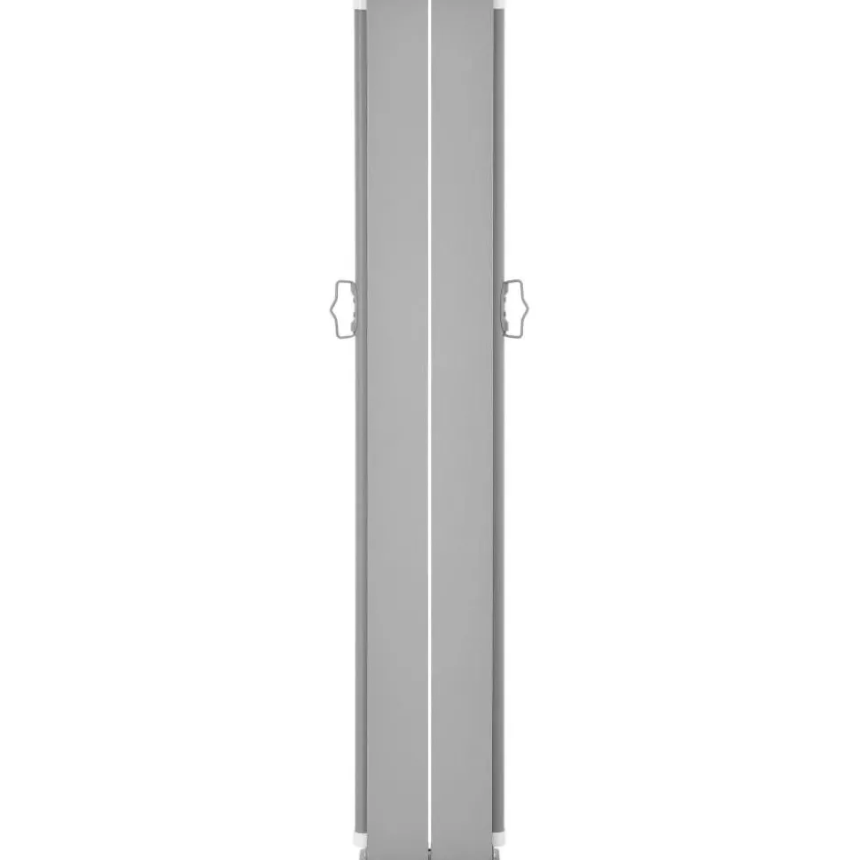 Sisäänvedettävä sivumarkiisi 120x600 cm musta