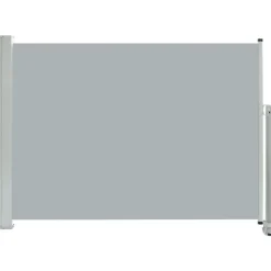 Sisäänvedettävä terassin sivumarkiisi 80x300 cm harmaa