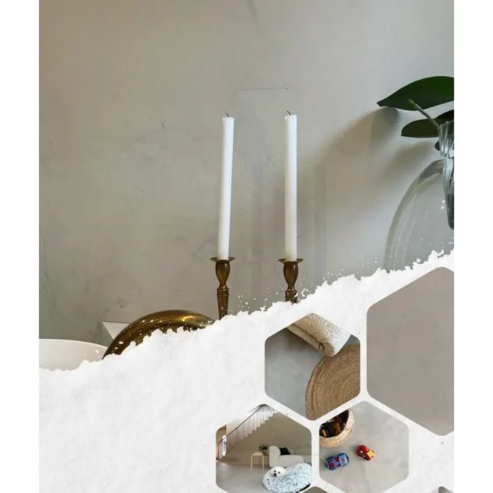 Sisustuslaasti Dekofloor Stucco kuivan tilan lattiaan eri värejä