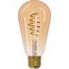 Sisustuslamppu Airam SmartHome ST64 Edison, 4.9W, E27, 350lm, 1800-3000K, amber