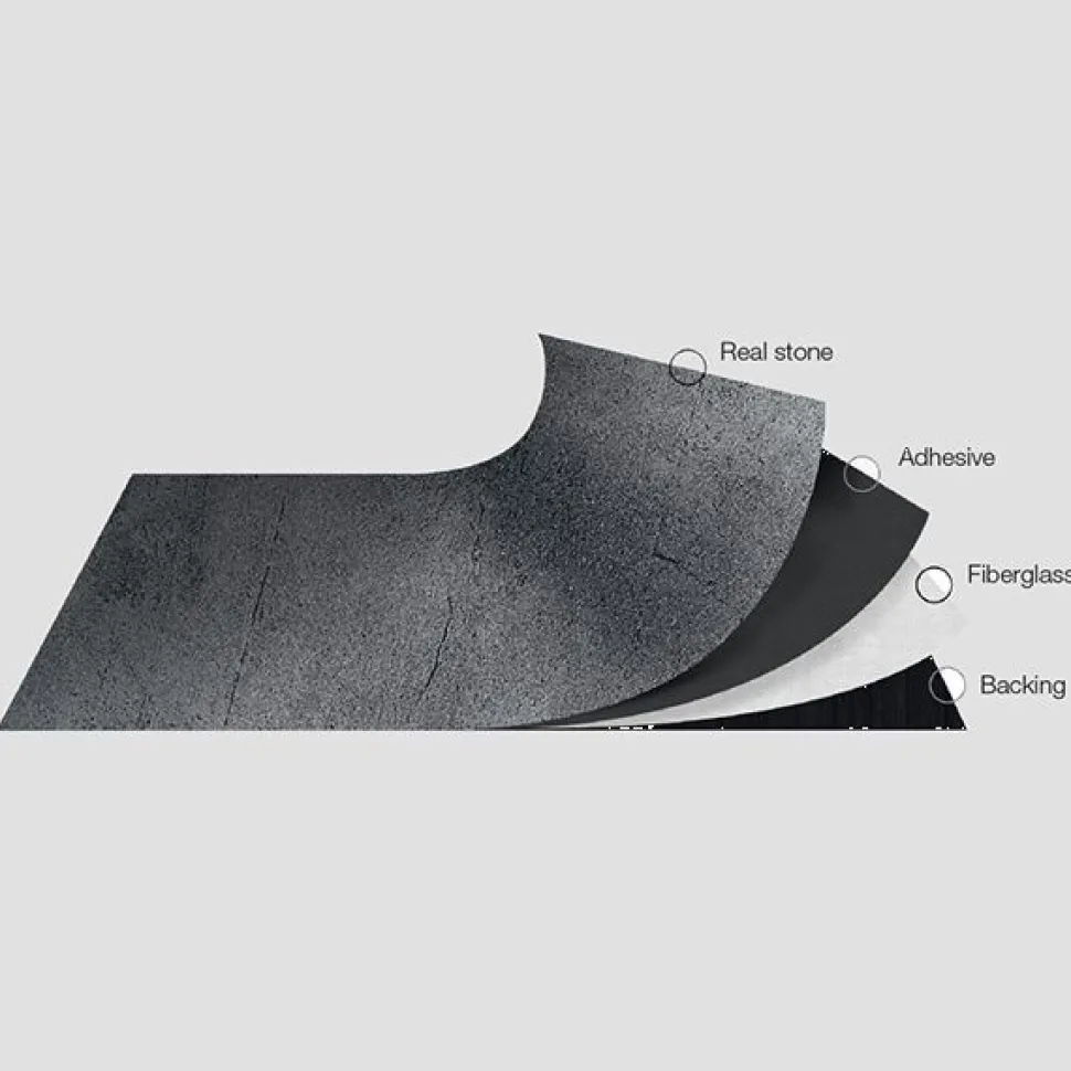 Sisustuslevy Slate Lite 1200x2400 mm Galaxy Black karhea