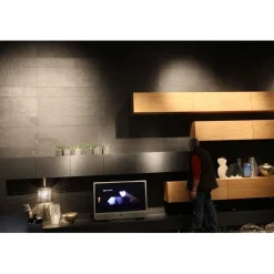 Sisustuslevy Slate Lite 610x1220 mm Musta sileä