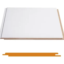 Sisustuspaneeli Aarni STP-0, 8x195x2070mm, mdf, ympäripontattu, valkoinen E0