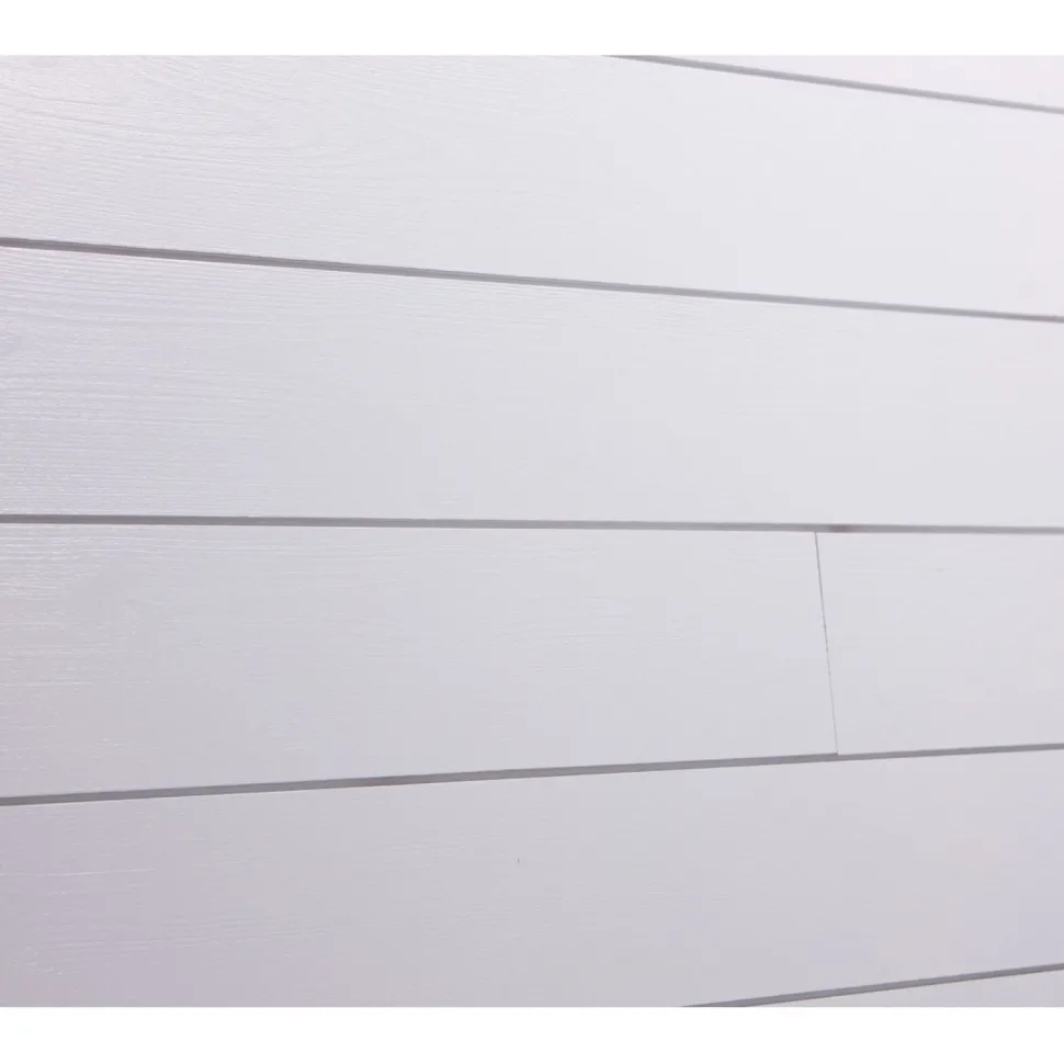 Sisustuspaneeli Aure Riihi STS PN 15x120x2500mm harjattu puhtaan valkoinen
