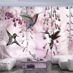 Sisustustarra Artgeist Flying Hummingbirds eri kokoja