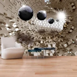 Sisustustarra Artgeist Golden Jigsaw eri kokoja