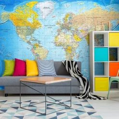 Sisustustarra Artgeist World Classic Map eri kokoja