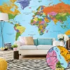Sisustustarra Artgeist World Map: Colourful Geography II 280x490cm