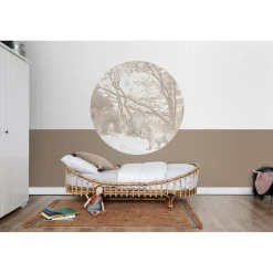 Sisustustarra Esta Forest Friends 159072, karhu, beige, eri kokoja